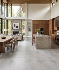 grey concrete floor tile