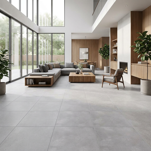 concrete look floor tile