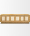 Valterra Light Brown Mango Wood Media Console -2