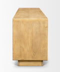 Valterra Light Brown Mango Wood Media Console -3