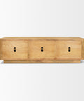 Valterra Light Brown Mango Wood Media Console -4