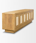 Valterra Light Brown Mango Wood Media Console -5