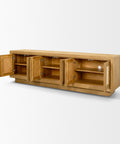 Valterra Light Brown Mango Wood Media Console -6