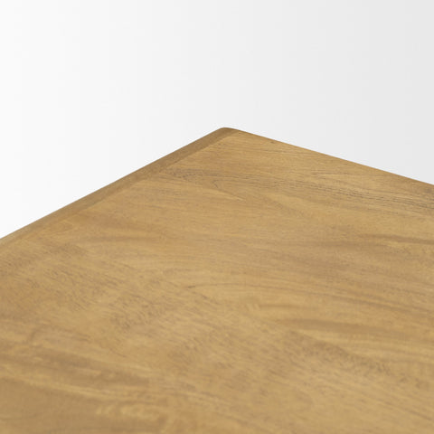 Valterra Light Brown Mango Wood Media Console -7