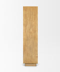 Valterra Light Brown Travertine Tall Cabinet -3