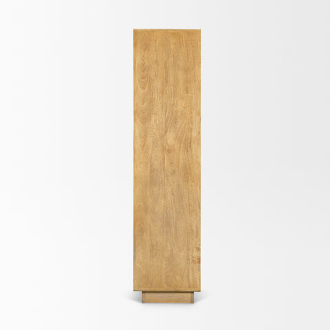 Valterra Light Brown Travertine Tall Cabinet -3