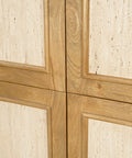 Valterra Light Brown Travertine Tall Cabinet -6