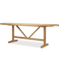 Viktor 94" Light Brown Mango Wood Dining Table-1
