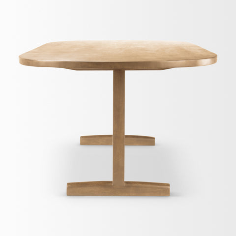 Viktor 94" Light Brown Mango Wood Dining Table-3