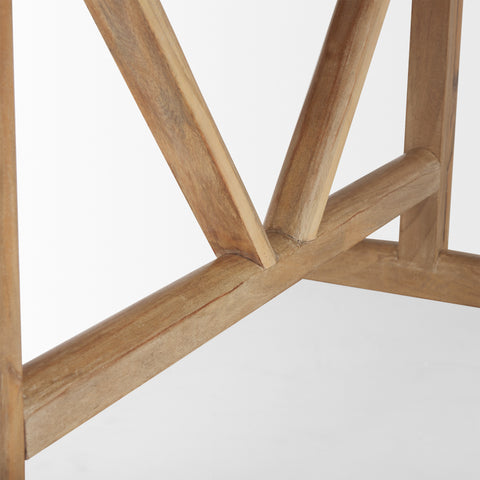 Viktor 94" Light Brown Mango Wood Dining Table-5