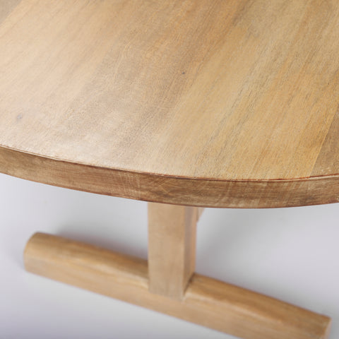Viktor 94" Light Brown Mango Wood Dining Table-6