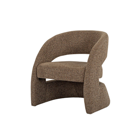 Virgo Chocolate Fabric Accent Chair-1
