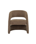 Virgo Chocolate Fabric Accent Chair-3