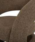Virgo Chocolate Fabric Accent Chair-7