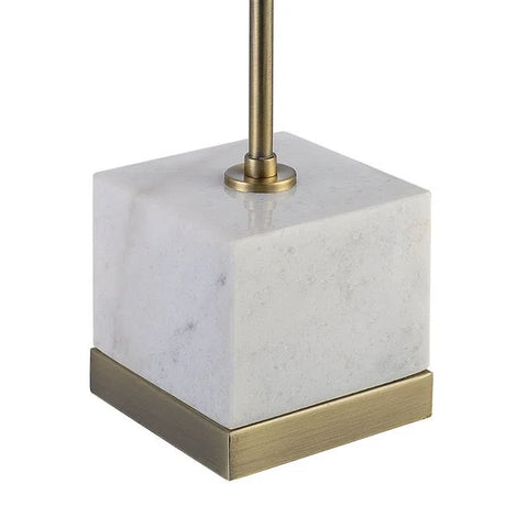 Volos Antique Brass and Marble Table Lamp-4