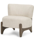 Vyra Cream Fabric Accent Chair -1
