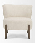 Vyra Cream Fabric Accent Chair -2
