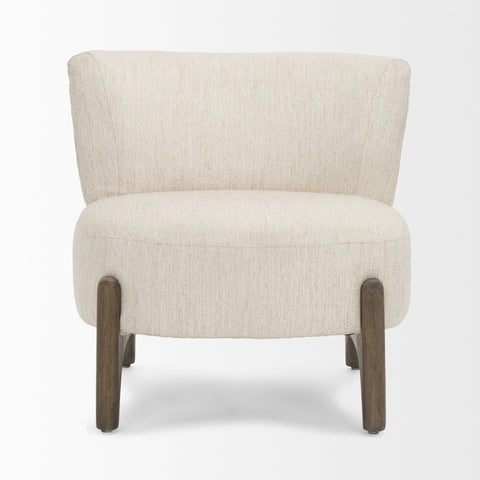 Vyra Cream Fabric Accent Chair -2