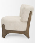 Vyra Cream Fabric Accent Chair -3