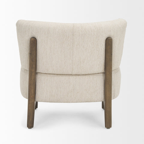 Vyra Cream Fabric Accent Chair -4