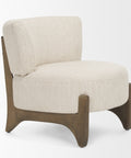 Vyra Cream Fabric Accent Chair -6