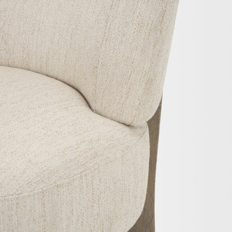 Vyra Cream Fabric Accent Chair -7