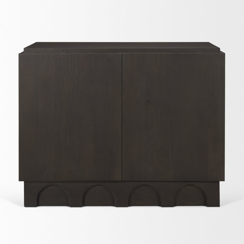 Wagner Dark Brown Mango Wood Accent Cabinet -2