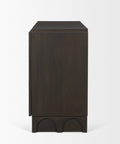 Wagner Dark Brown Mango Wood Accent Cabinet -3