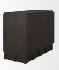 Wagner Dark Brown Mango Wood Accent Cabinet -4
