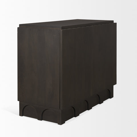 Wagner Dark Brown Mango Wood Accent Cabinet -4