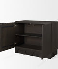 Wagner Dark Brown Mango Wood Accent Cabinet -5