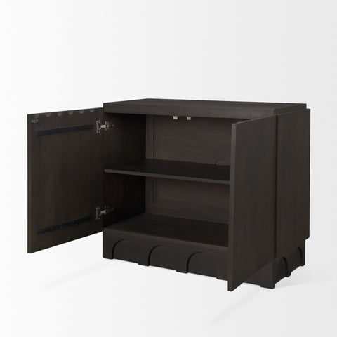 Wagner Dark Brown Mango Wood Accent Cabinet -5