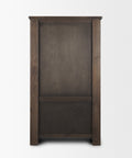 Wallen Dark Brown Solid Mango Wood Curio Cabinet -4