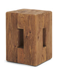 Waylen Recycled Pine Accent Stool -1