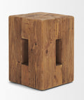 Waylen Recycled Pine Accent Stool -3
