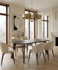 Welborn 72" Dark Brown Mango Wood Dining Table 