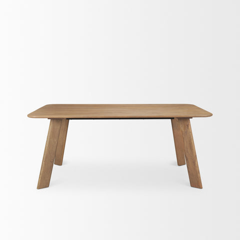 Welborn 72" Light Brown Mango Wood Dining Table -2