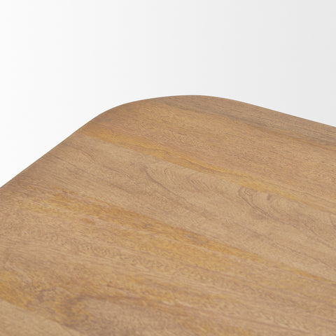 Welborn 72" Light Brown Mango Wood Dining Table -4