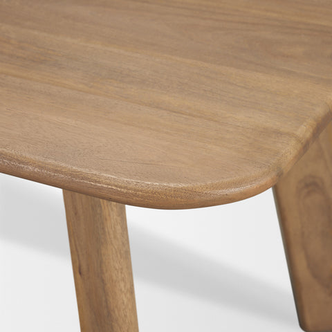 Welborn 72" Light Brown Mango Wood Dining Table -5