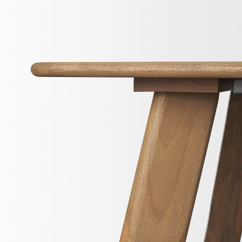 Welborn 72" Light Brown Mango Wood Dining Table -6