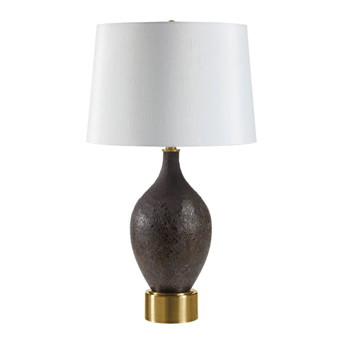Weldon Brown Glass Table Lamp -1