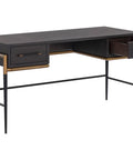 Weldrick Espresso Acacia Wood Desk-2