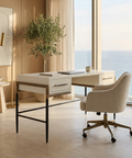 Weldrick Oyster Acacia Wood Desk