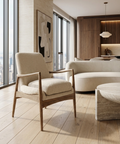Westan Cream Boucle Accent Chair