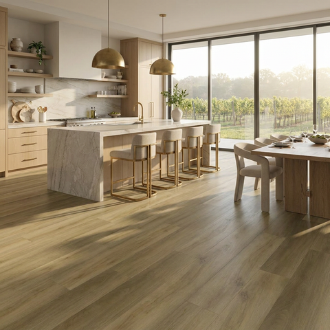 Wheat XL Waterproof 5mm Vinyl Flooring