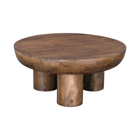 Wilder Dark Brown Mango Wood Coffee Table