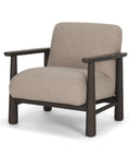 Willmar Mushroom Gray Fabric Accent Chair -1