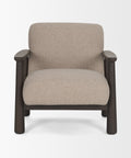 Willmar Mushroom Gray Fabric Accent Chair -2