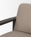 Willmar Mushroom Gray Fabric Accent Chair -6