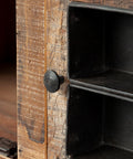 Wilton II Medium Brown Reclaimed Wood Media Console -5